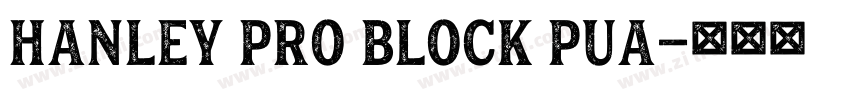 Hanley Pro Block PUA字体转换